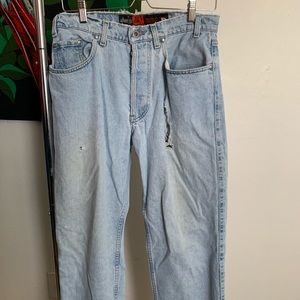 Vintage thrashed Levi’s Silvertab Jeans